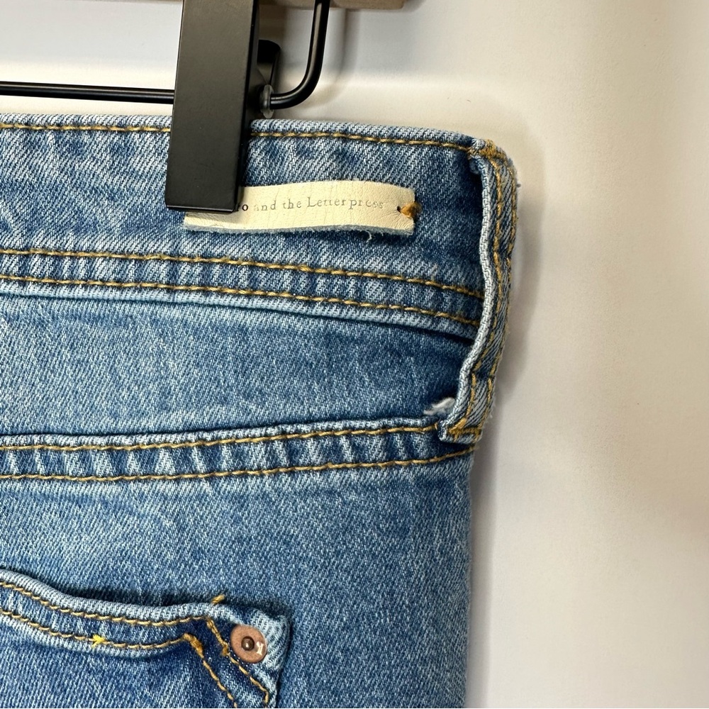 Pilcro Light Blue Straight Leg Jeans - Picture 10 of 14